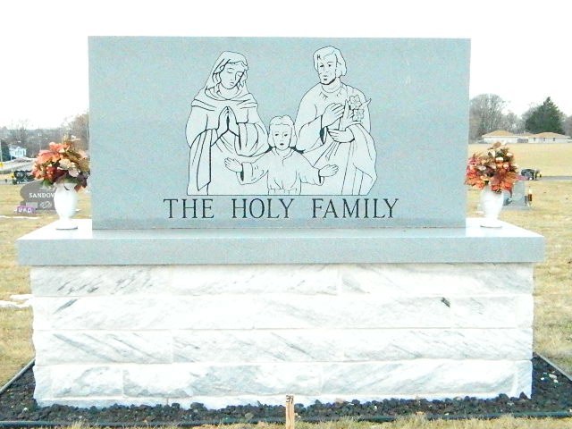 Completed memorial 25 by Pulverente Monument Company