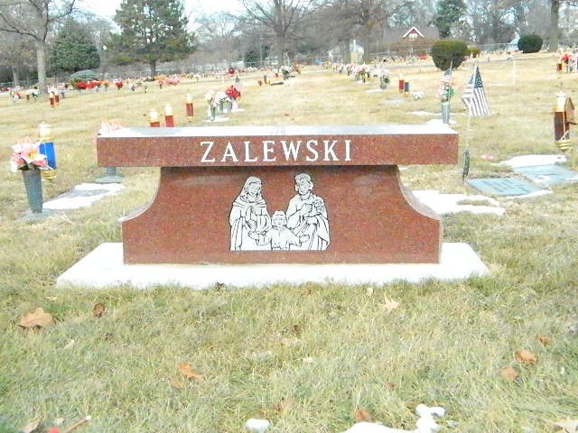 Completed memorial 33 by Pulverente Monument Company