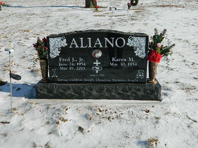 Completed memorial 50 by Pulverente Monument Company